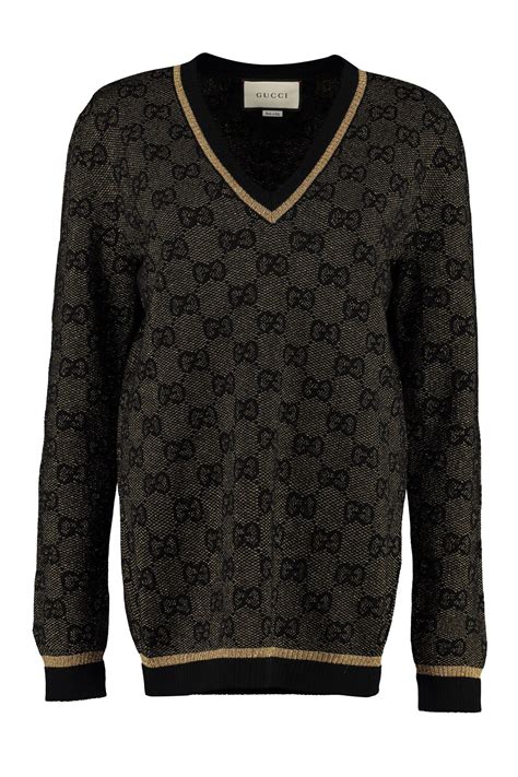 inspired gucci sweater|Gucci sweater on blackish.